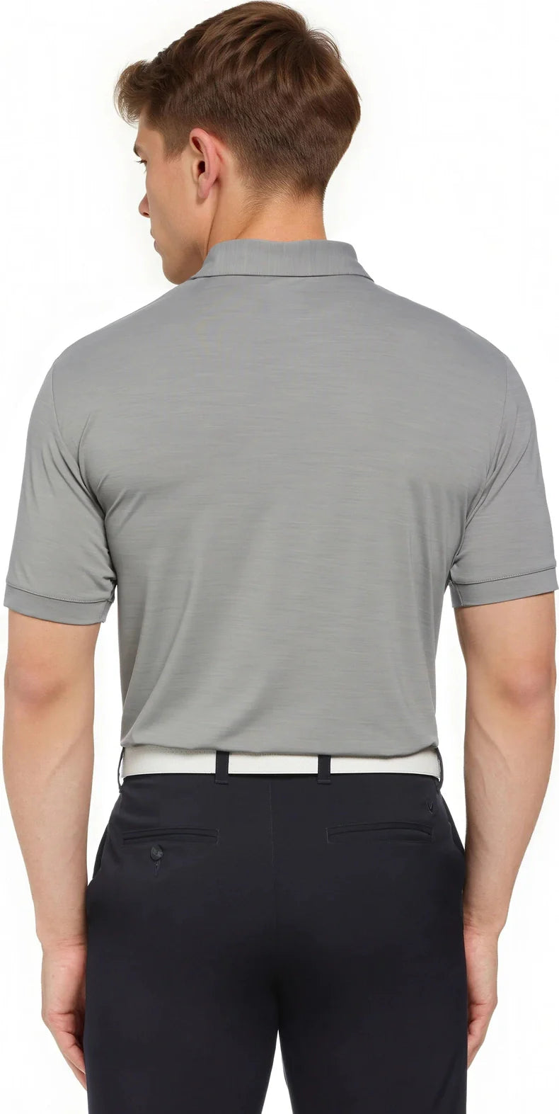 Callaway Golf Cgm452 Short Sleeve Opti-shield Tonal Performance Polo - Monument - Adult s
