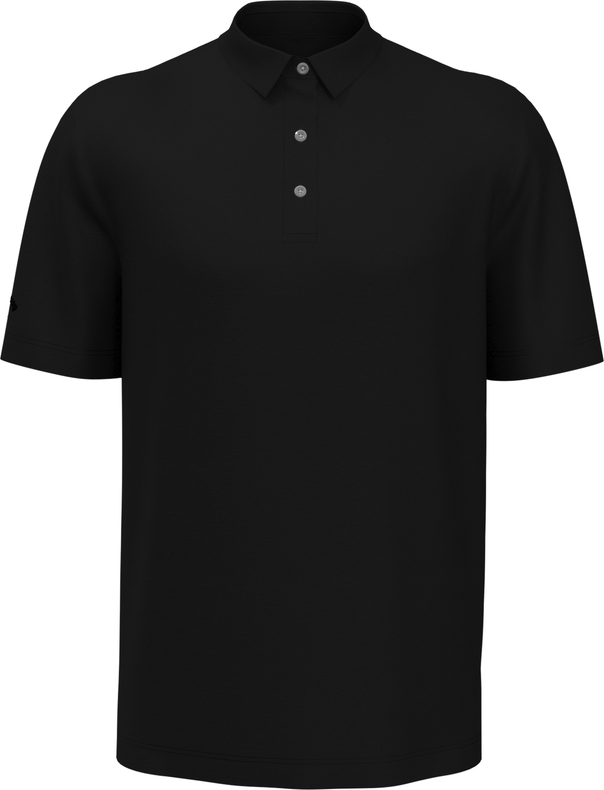 Callaway Golf Cgm452 Short Sleeve Opti-shield Tonal Performance Polo - Black