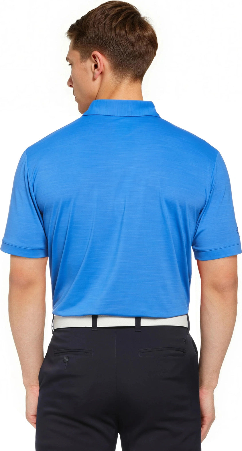 Callaway Golf Cgm452 Short Sleeve Opti-shield Tonal Performance Polo - Palace Blue - Adult s