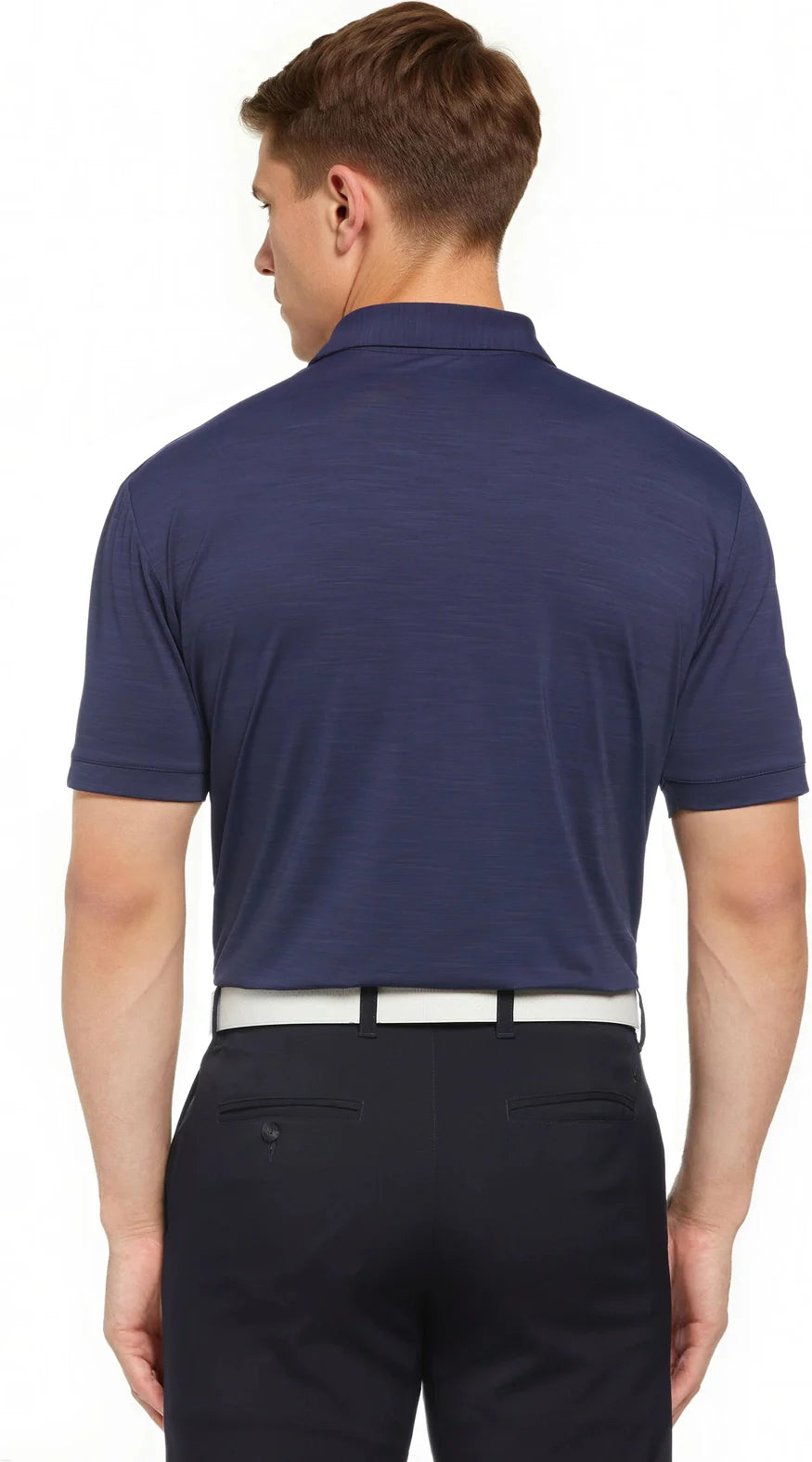 Callaway Golf Cgm452 Short Sleeve Opti-shield Tonal Performance Polo - Peacoat - Adult s