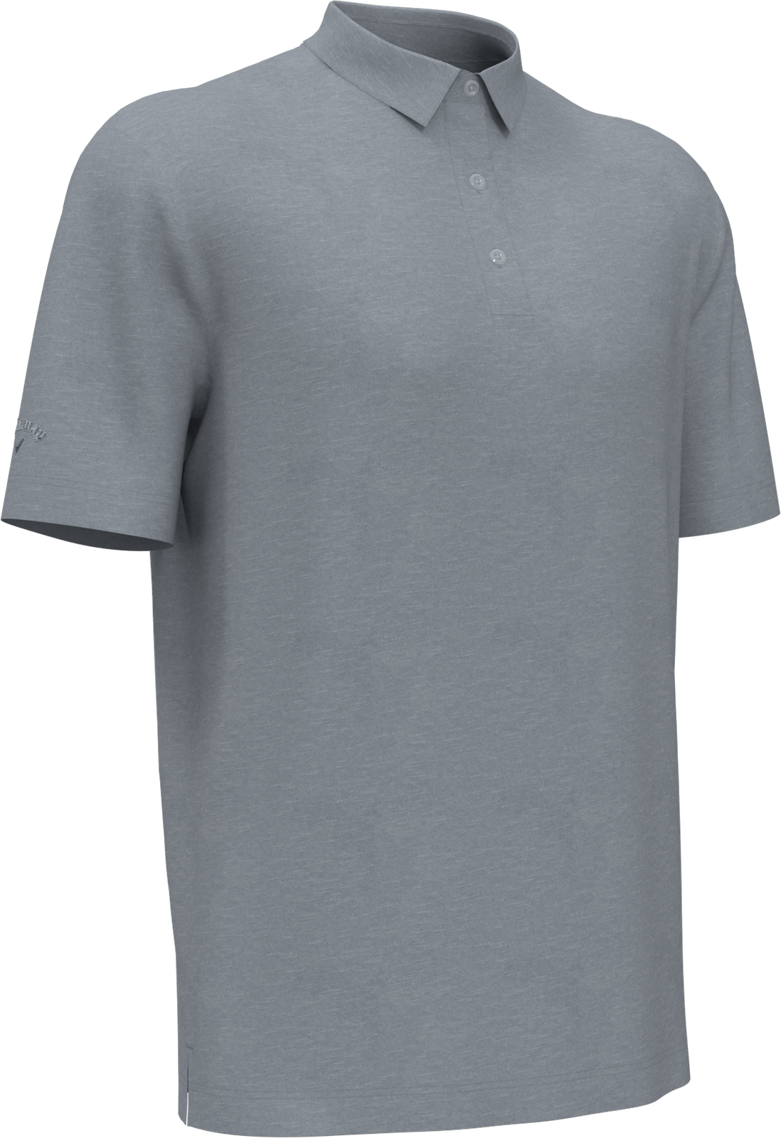 Callaway Golf Cgm452 Short Sleeve Opti-shield Tonal Performance Polo - Monument