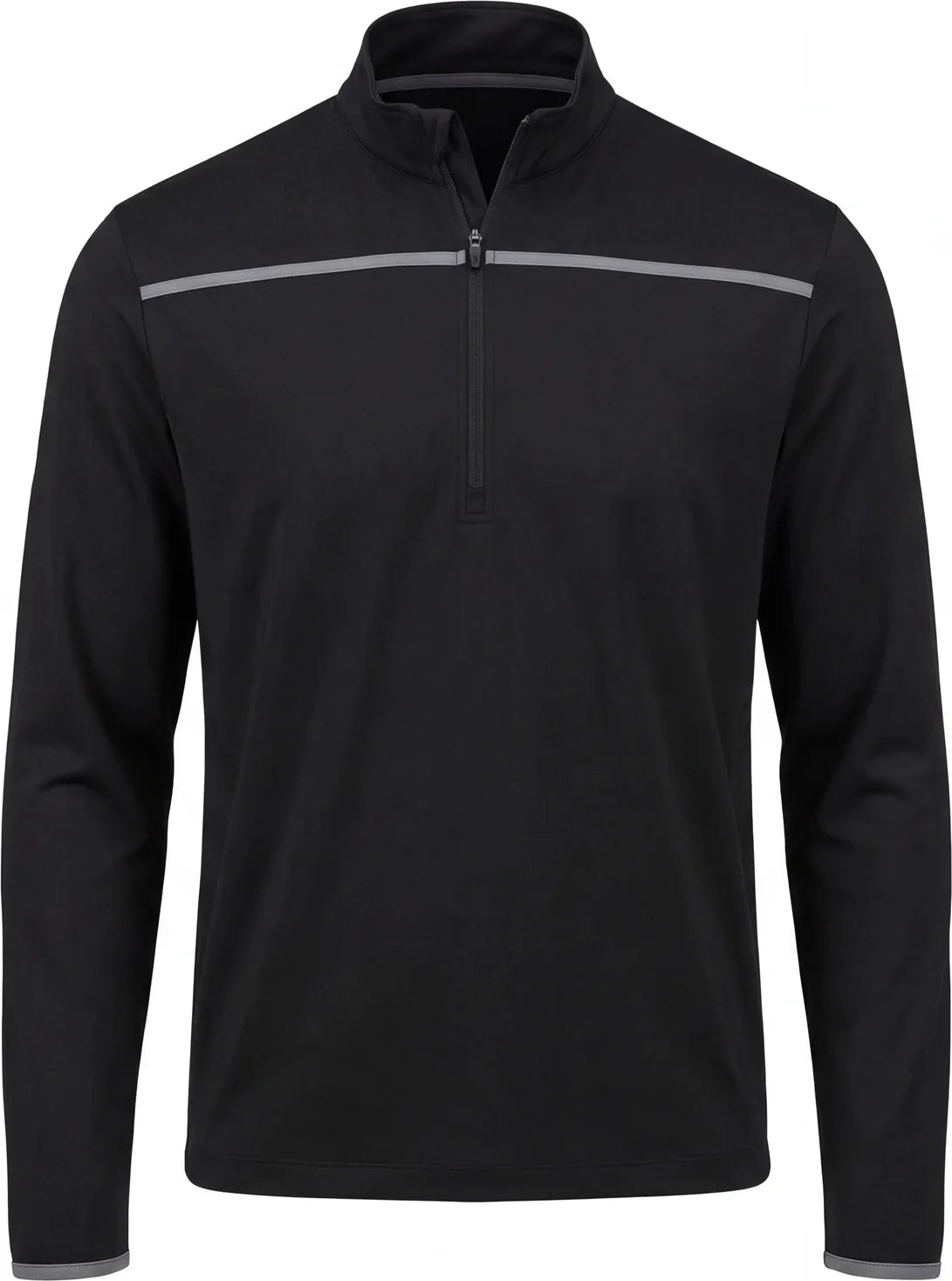Callaway Golf Cgm502 1/4-zip Mock Performance Pullover - Black