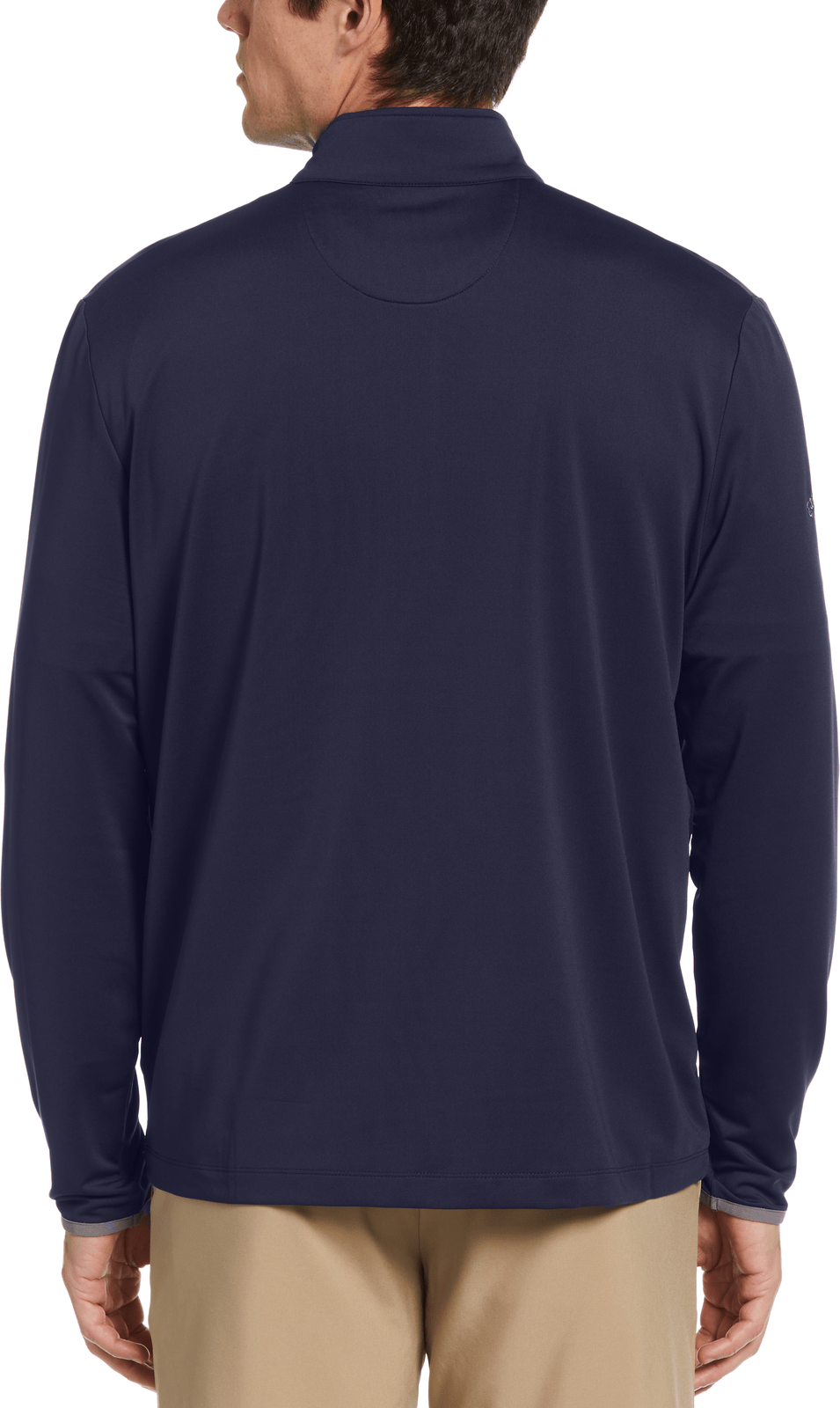 Callaway Golf Cgm502 1/4-zip Mock Performance Pullover - Peacoat