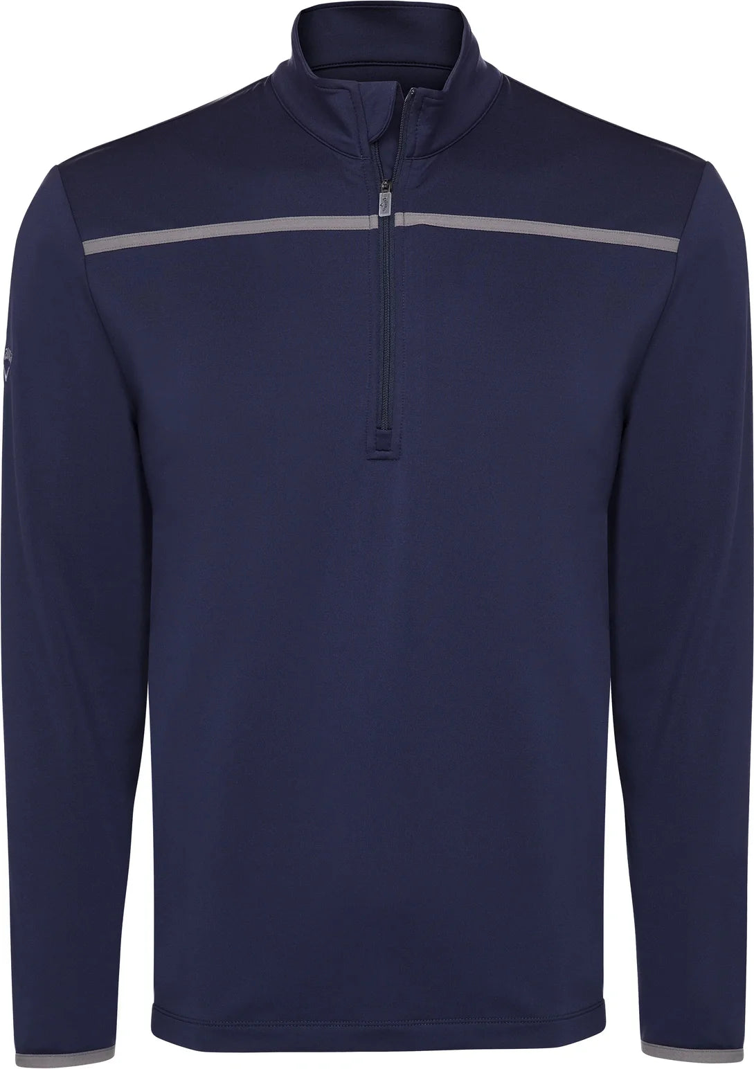 Callaway Golf Cgm502 1/4-zip Mock Performance Pullover - Peacoat
