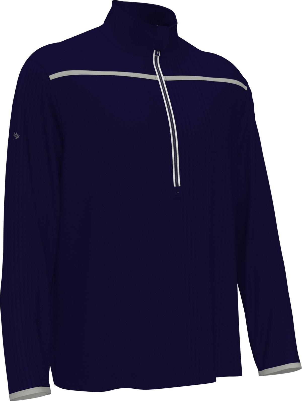 Callaway Golf Cgm502 1/4-zip Mock Performance Pullover - Peacoat