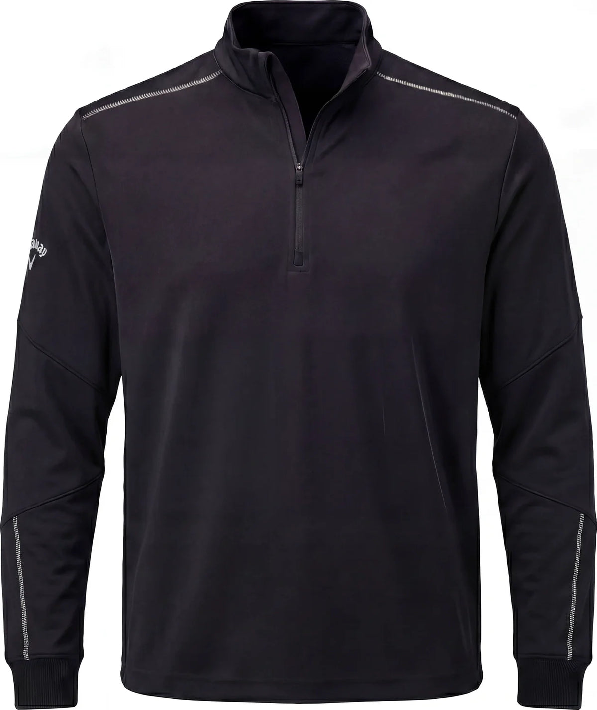 Callaway Golf Cgm540 Long Sleeve Opti-repel 1/4-zip Jacket - Black