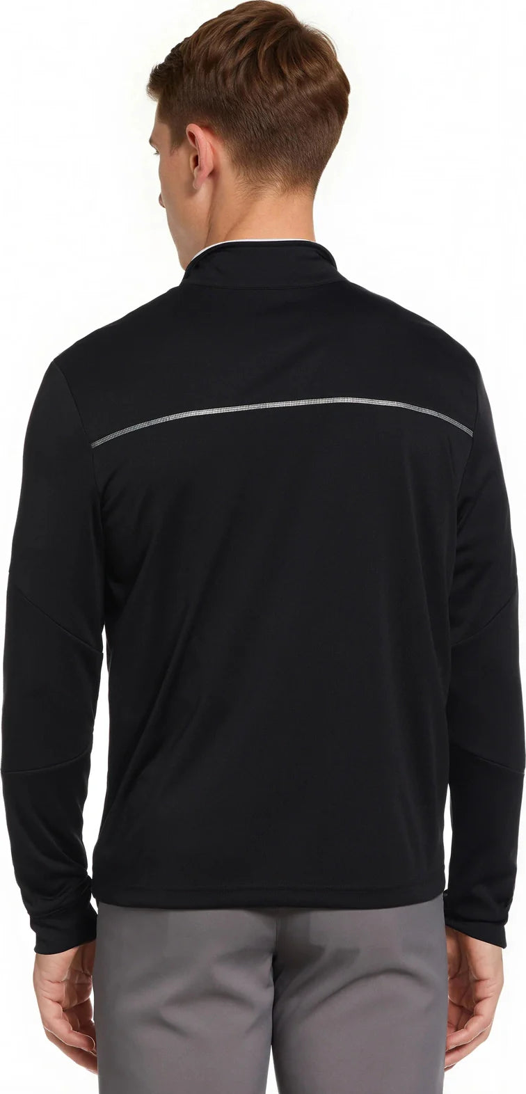 Callaway Golf Cgm540 Long Sleeve Opti-repel 1/4-zip Jacket - Black - Adult s