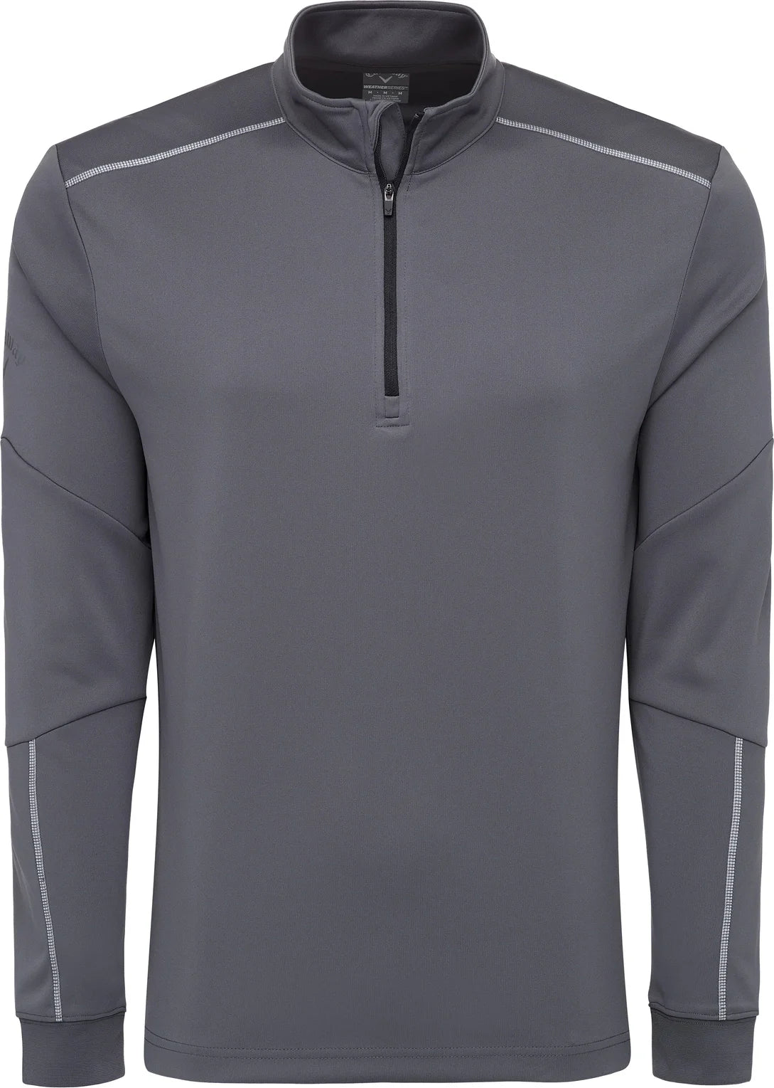 Callaway Golf Cgm540 Long Sleeve Opti-repel 1/4-zip Jacket - Iron Gate