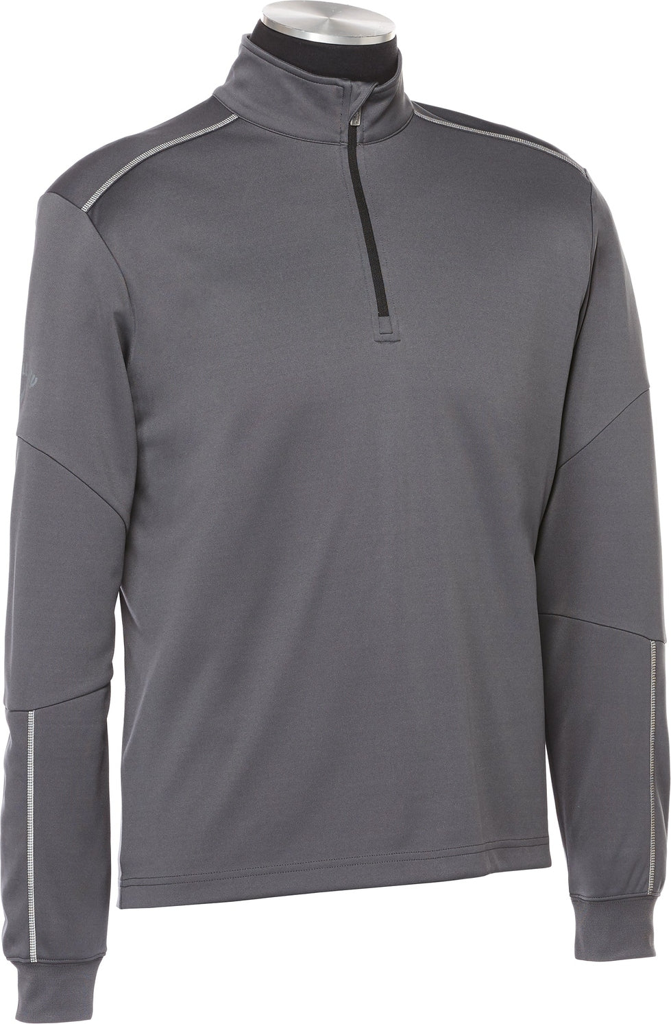 Callaway Golf Cgm540 Long Sleeve Opti-repel 1/4-zip Jacket - Iron Gate