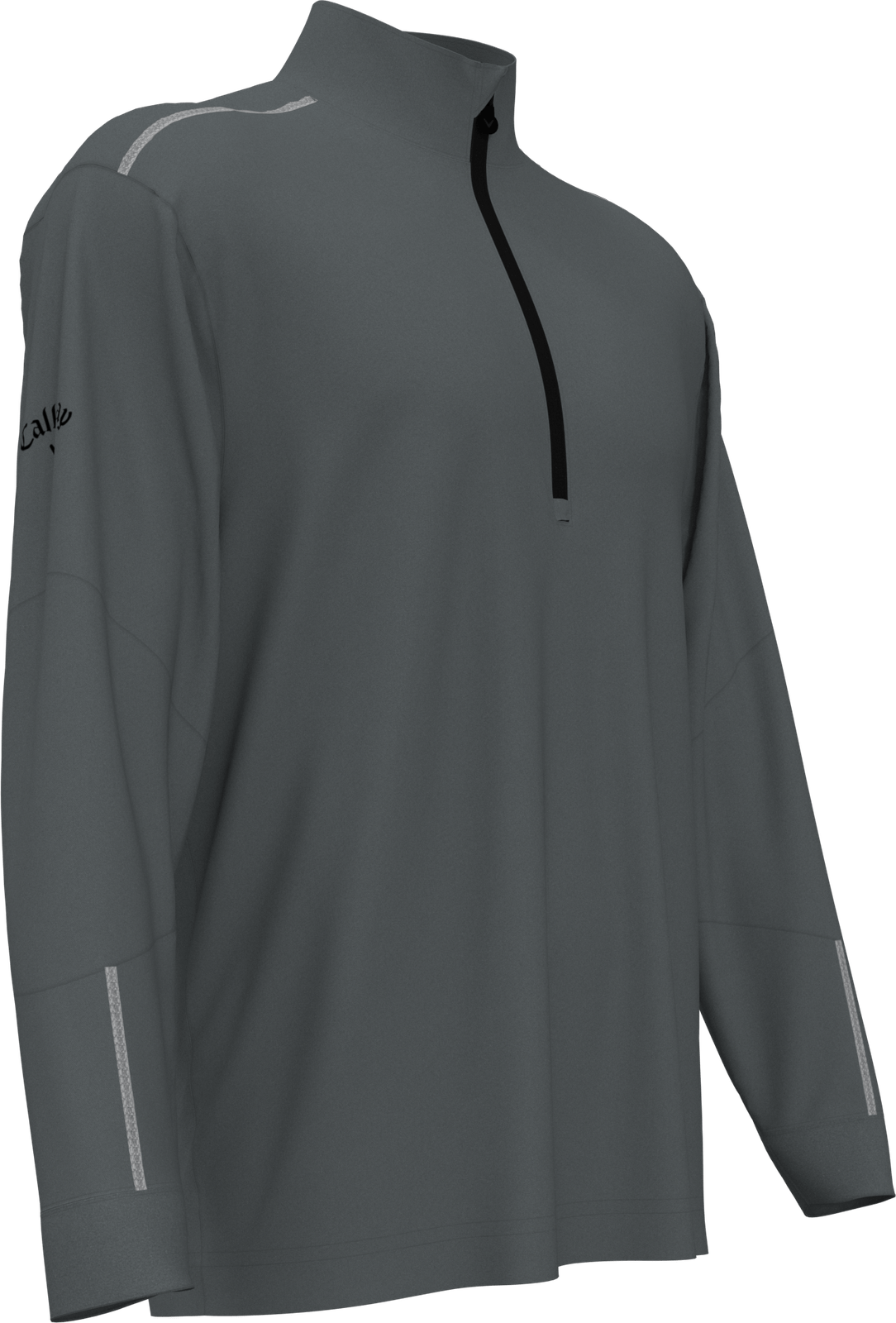 Callaway Golf Cgm540 Long Sleeve Opti-repel 1/4-zip Jacket - Iron Gate