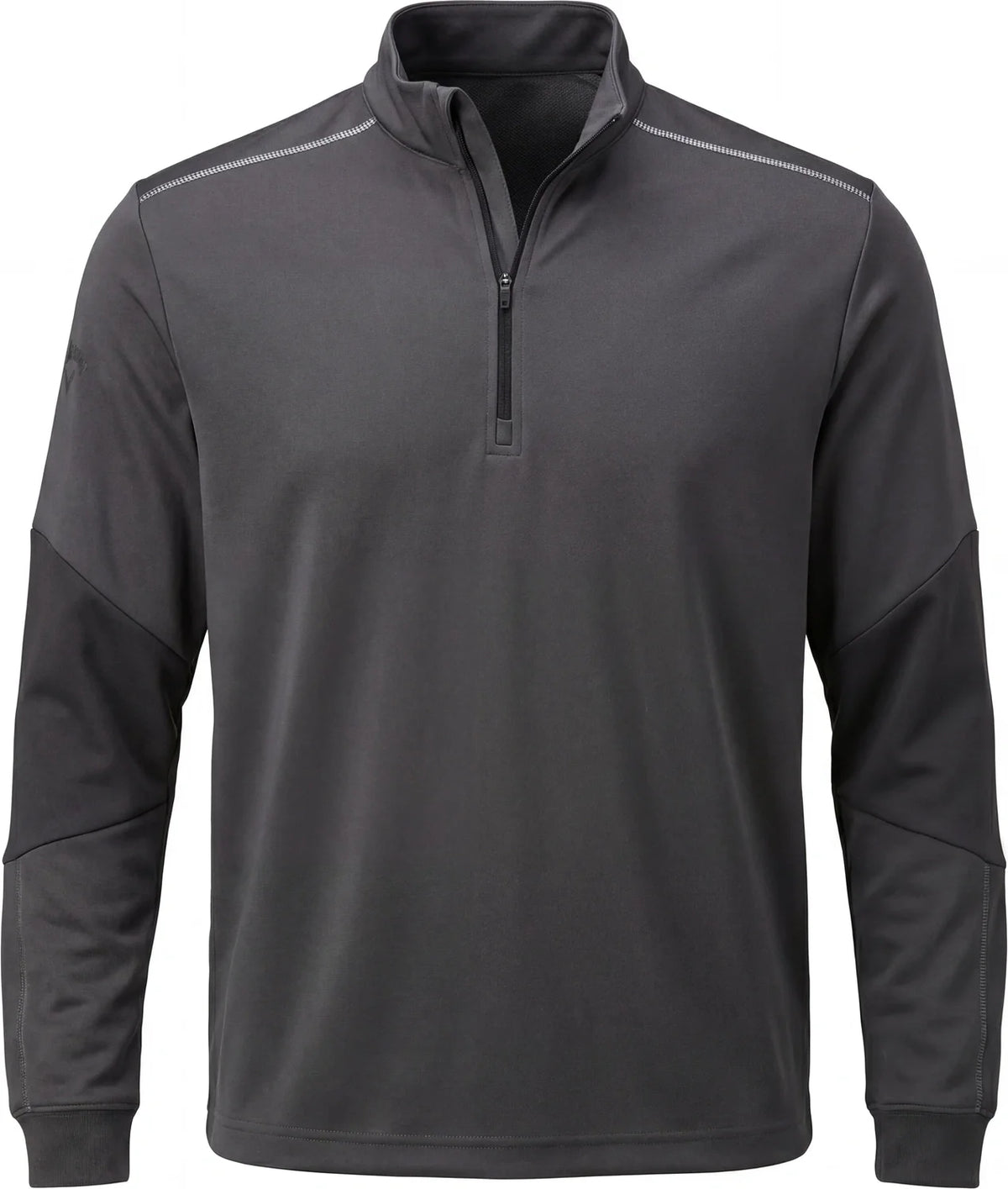 Callaway Golf Cgm540 Long Sleeve Opti-repel 1/4-zip Jacket - Iron Gate
