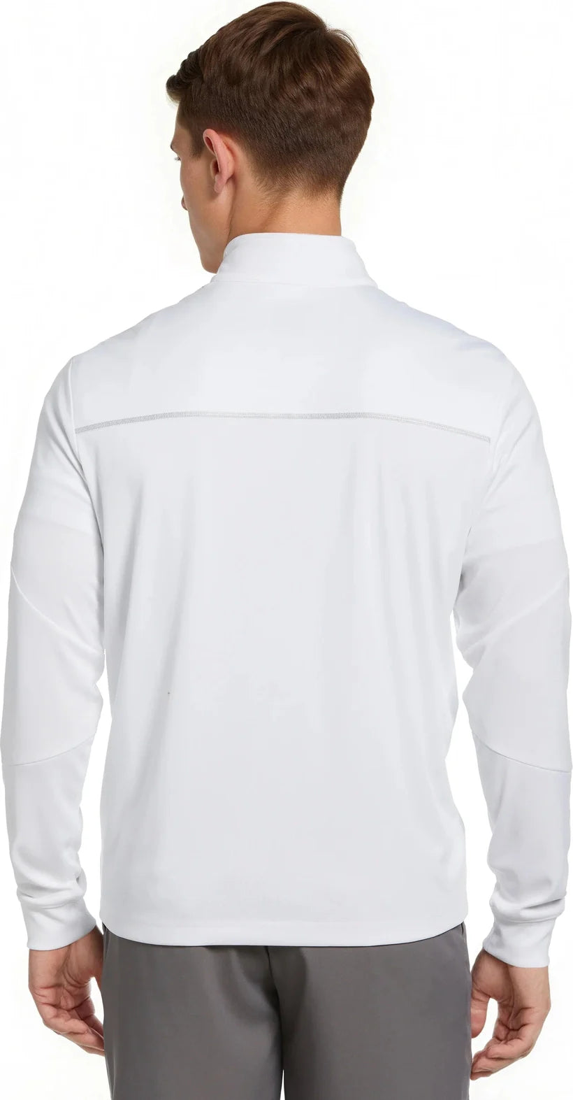 Callaway Golf Cgm540 Long Sleeve Opti-repel 1/4-zip Jacket - White