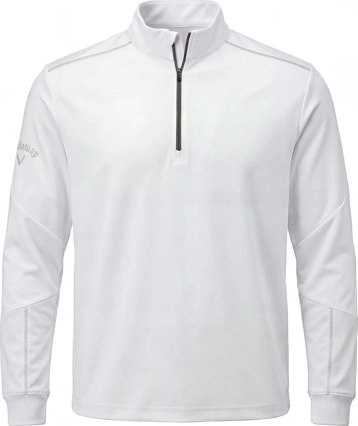 Callaway Golf Cgm540 Long Sleeve Opti-repel 1/4-zip Jacket - White