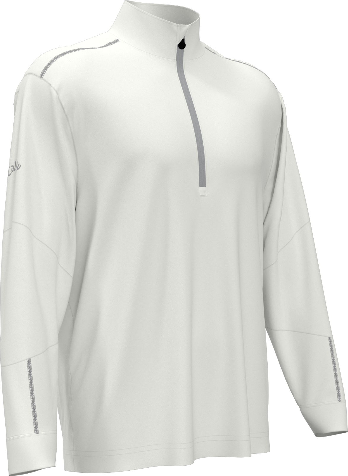 Callaway Golf Cgm540 Long Sleeve Opti-repel 1/4-zip Jacket - White