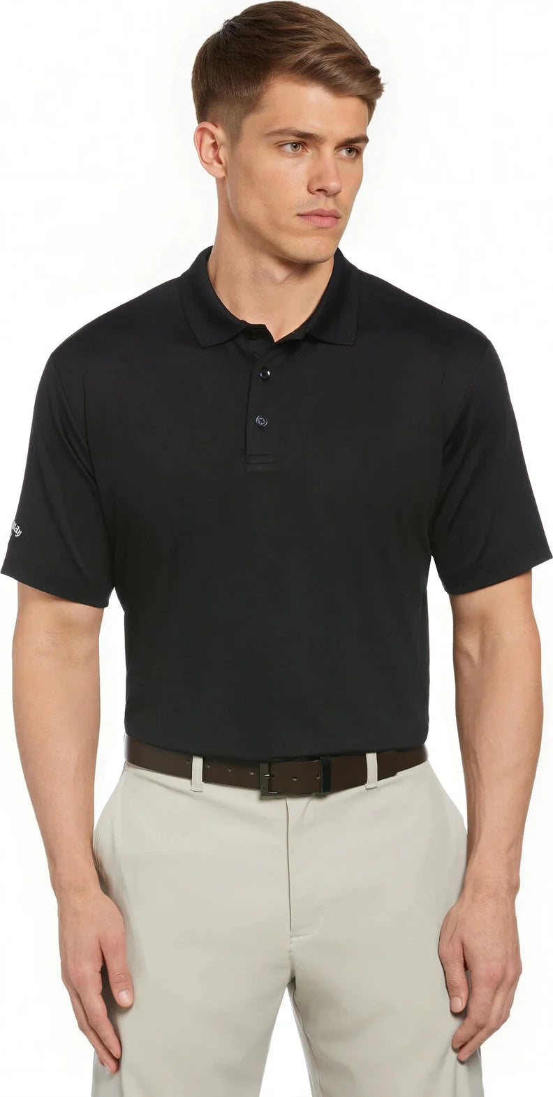 Callaway Golf Cgm550 Solid Stretch Polo - Black - Adult s