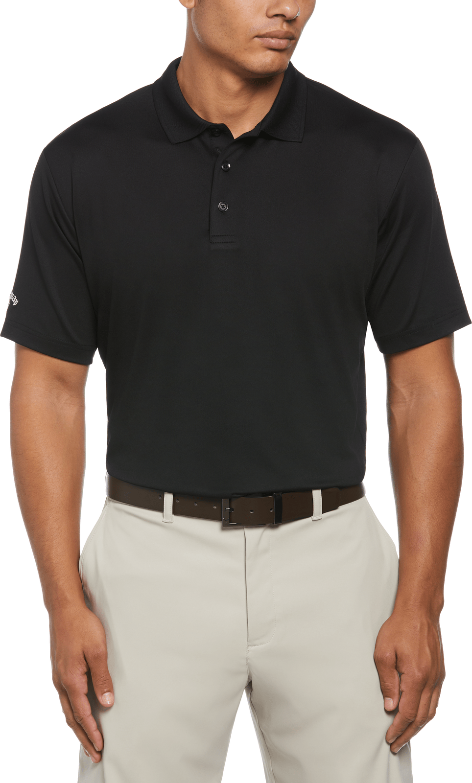 Callaway Golf Cgm550 Solid Stretch Polo - Black