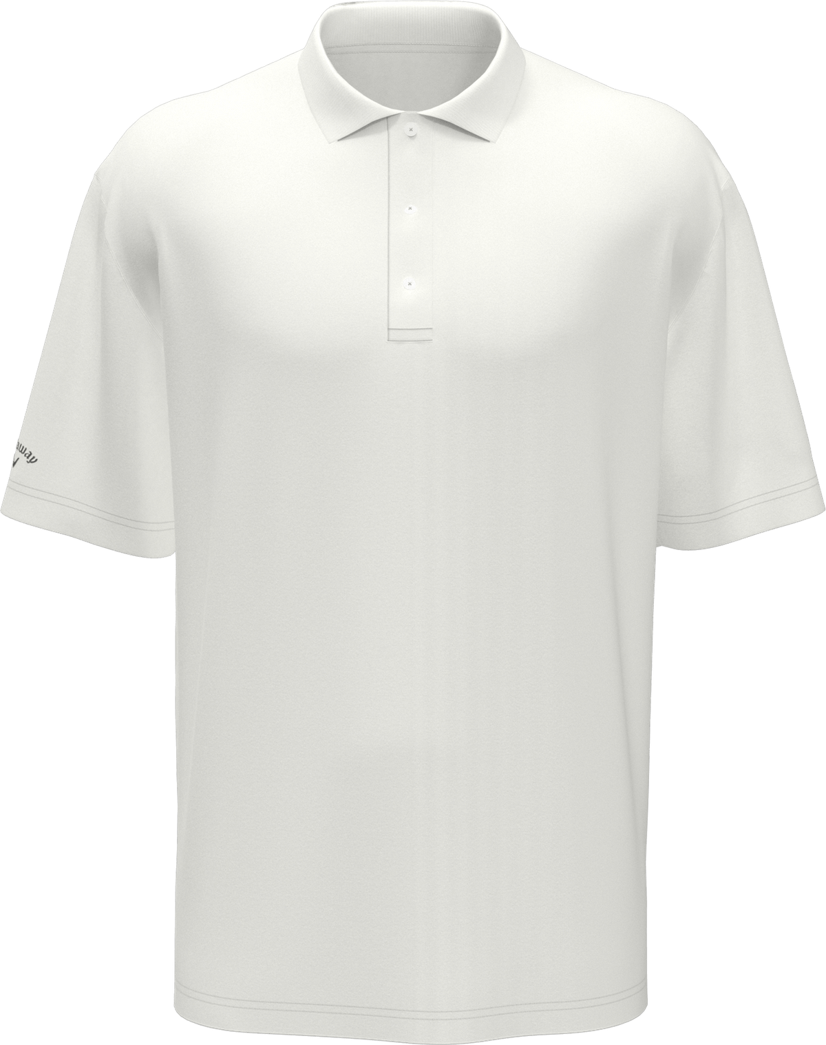 Callaway Golf Cgm550 Solid Stretch Polo - White