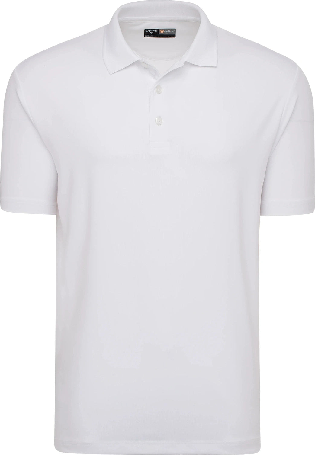 Callaway Golf Cgm550 Solid Stretch Polo - White