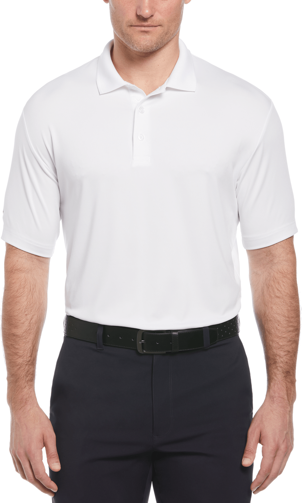 Callaway Golf Cgm550 Solid Stretch Polo - White