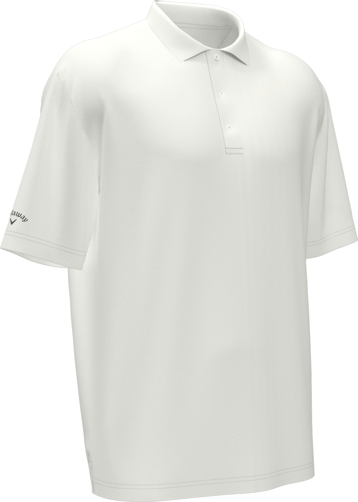 Callaway Golf Cgm550 Solid Stretch Polo - White