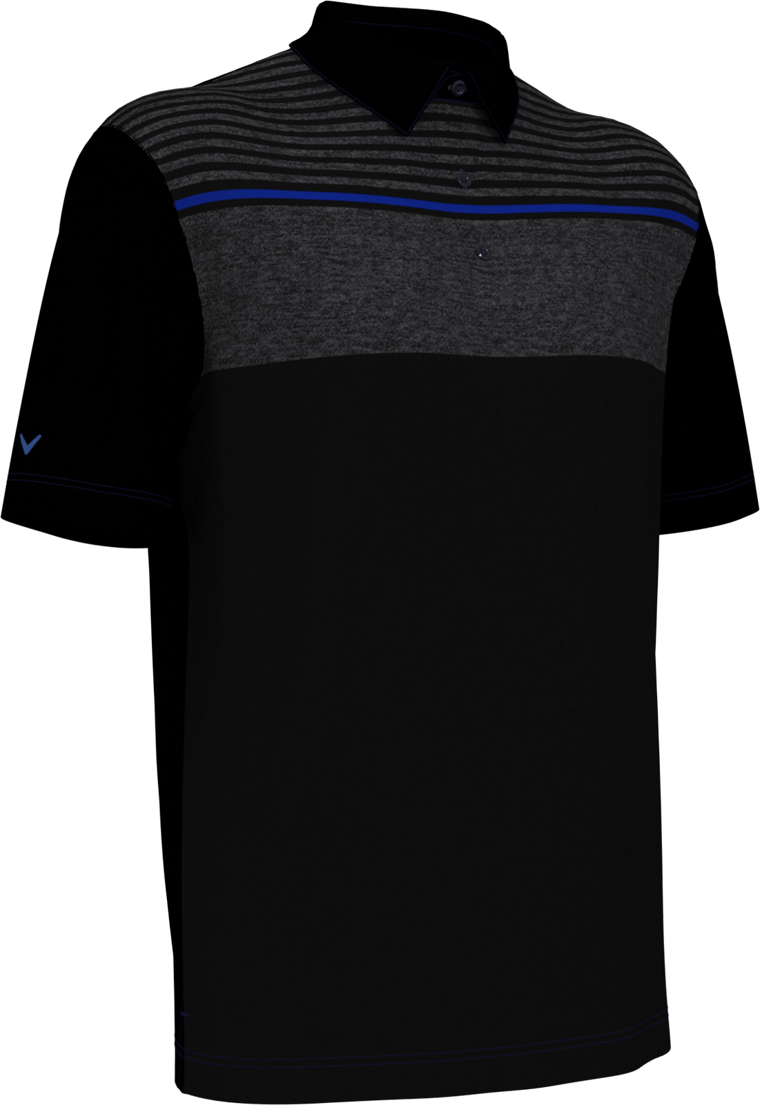 Callaway Golf Cgm620 Chest Print Polo - Black / Adult m