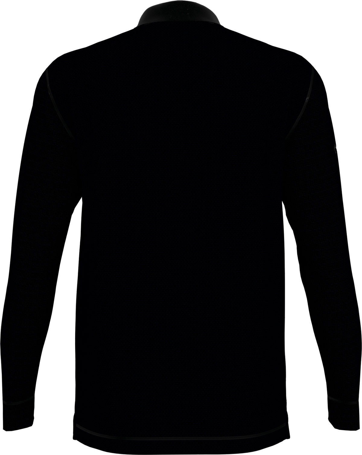 Callaway Golf Cgm670 Solid Long Sleeve Polo - Black