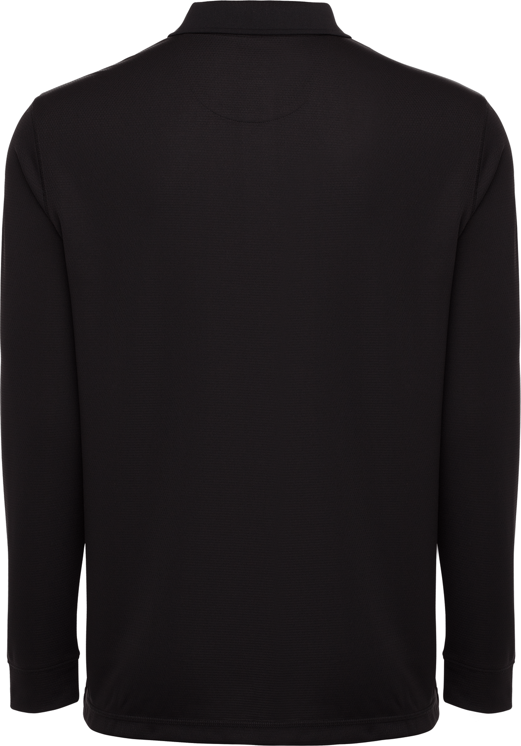 Callaway Golf Cgm670 Solid Long Sleeve Polo - Black