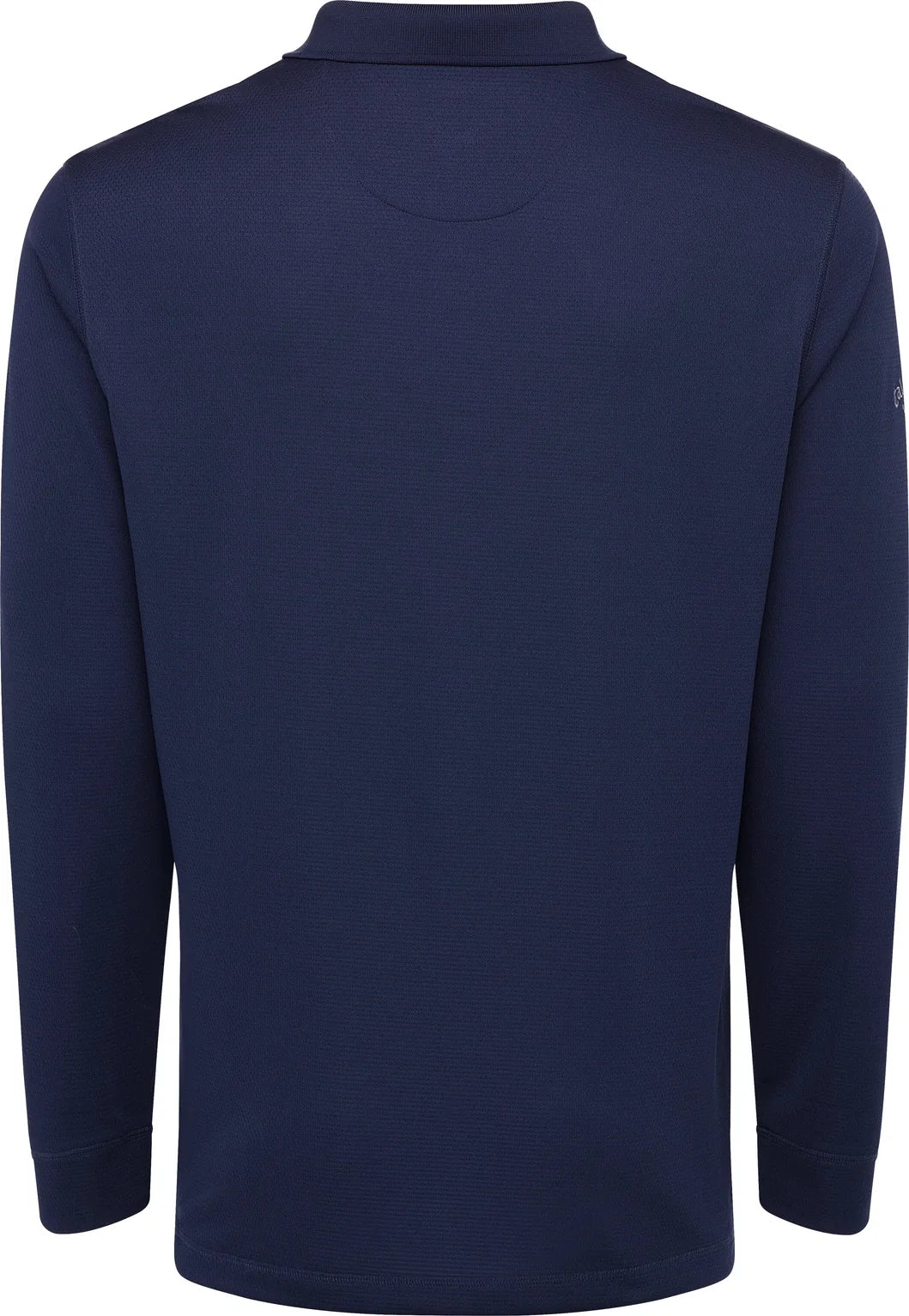 Callaway Golf Cgm670 Solid Long Sleeve Polo - Peacoat