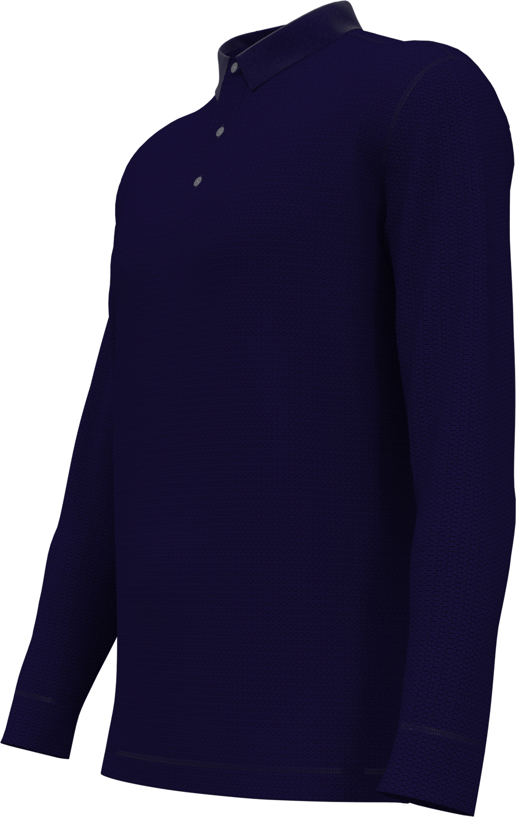 Callaway Golf Cgm670 Solid Long Sleeve Polo - Peacoat
