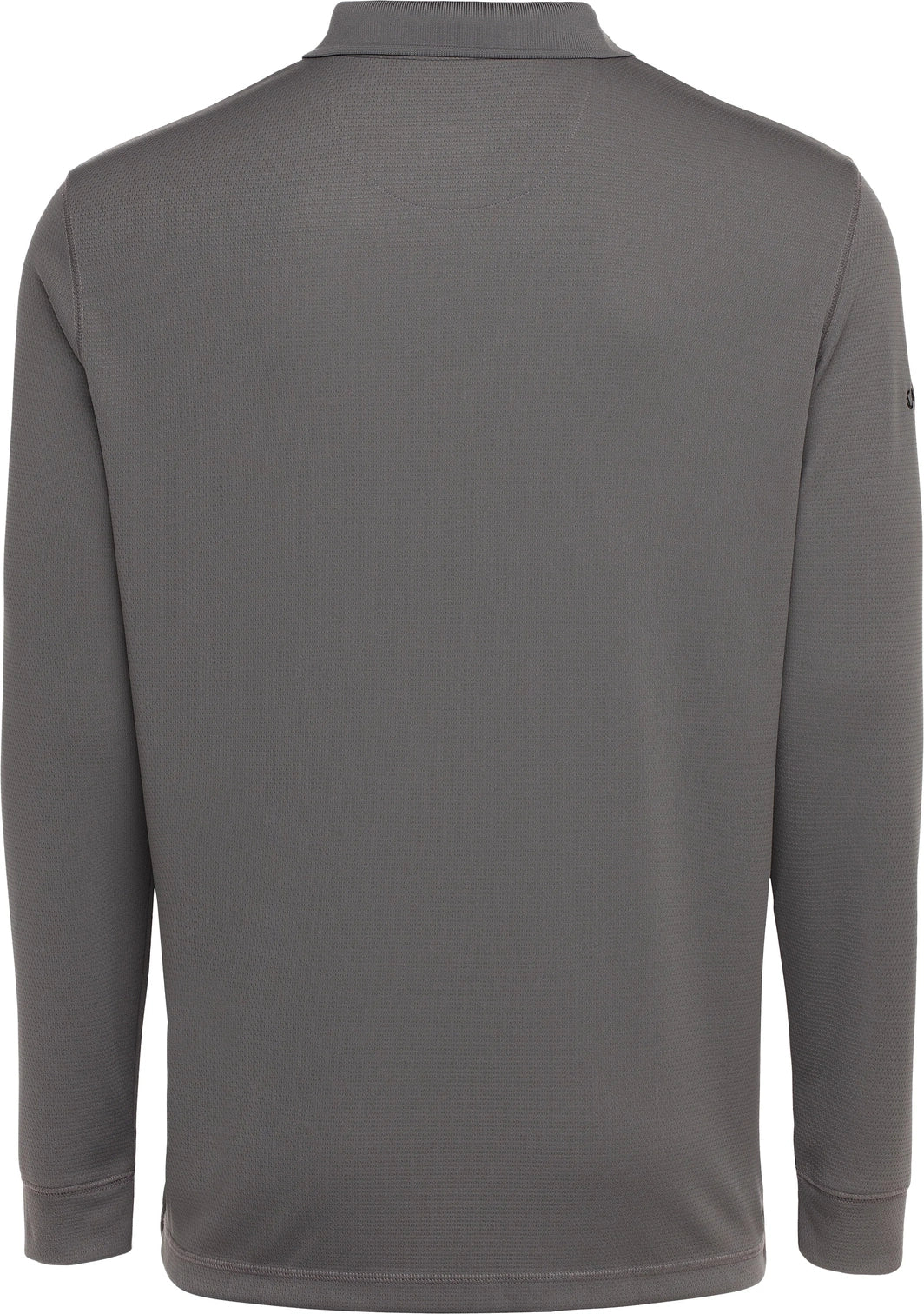 Callaway Golf Cgm670 Solid Long Sleeve Polo - Smoked Pearl