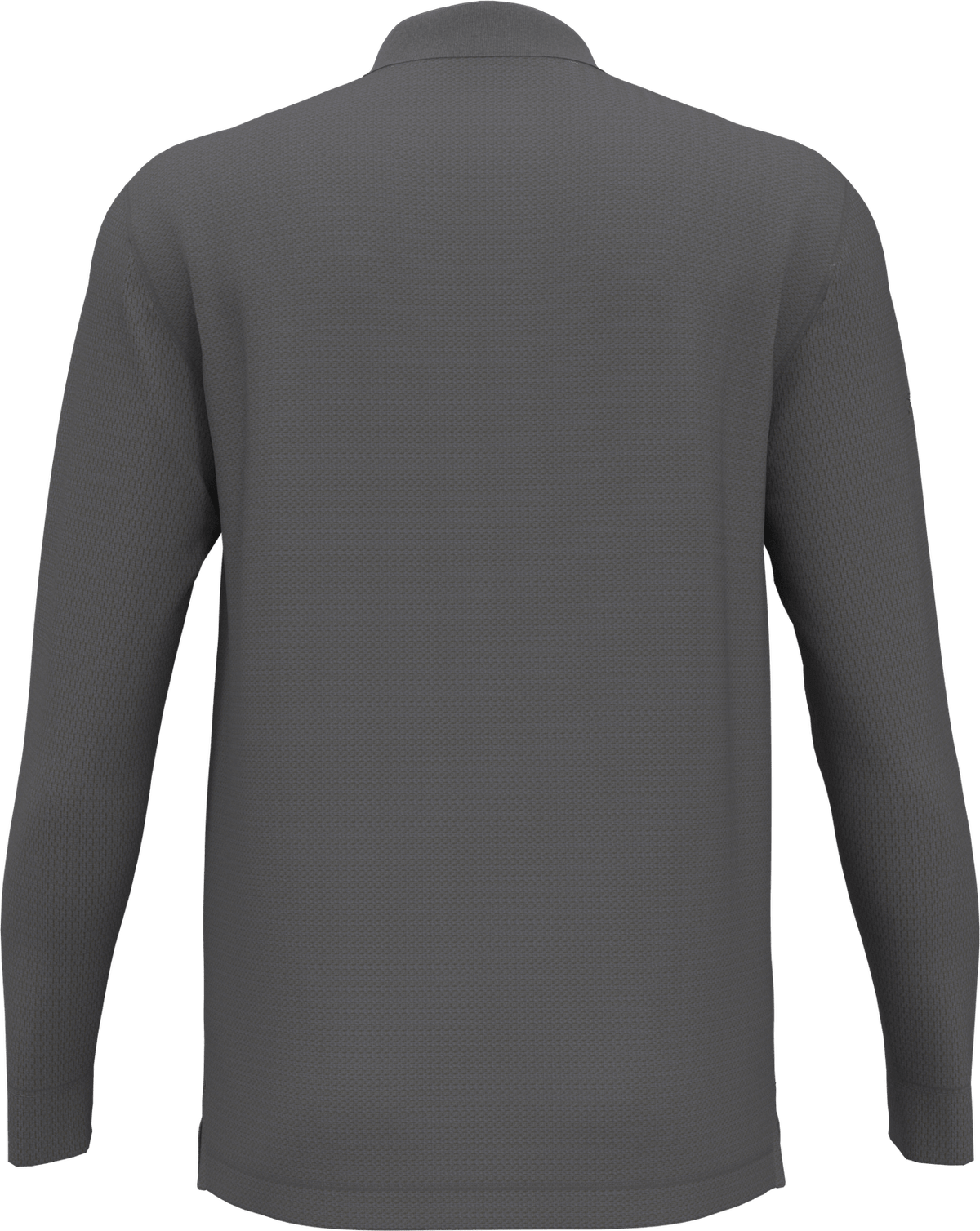 Callaway Golf Cgm670 Solid Long Sleeve Polo - Smoked Pearl