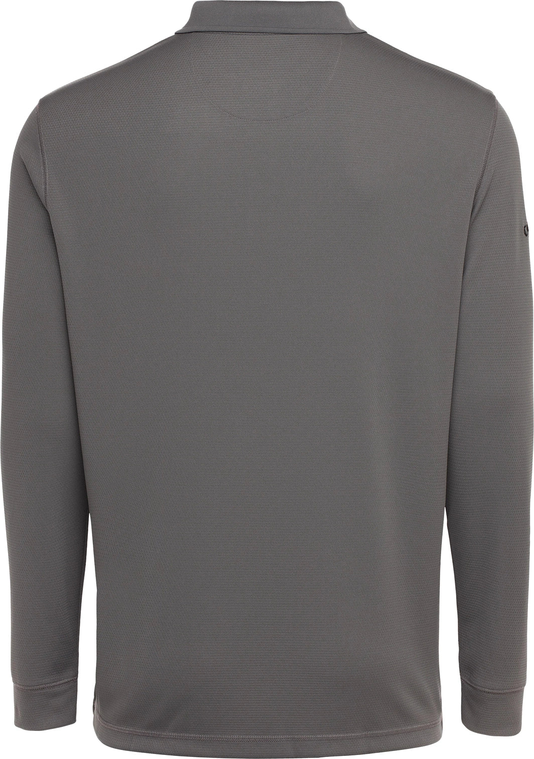 Callaway Golf Cgm670 Solid Long Sleeve Polo - Smoked Pearl