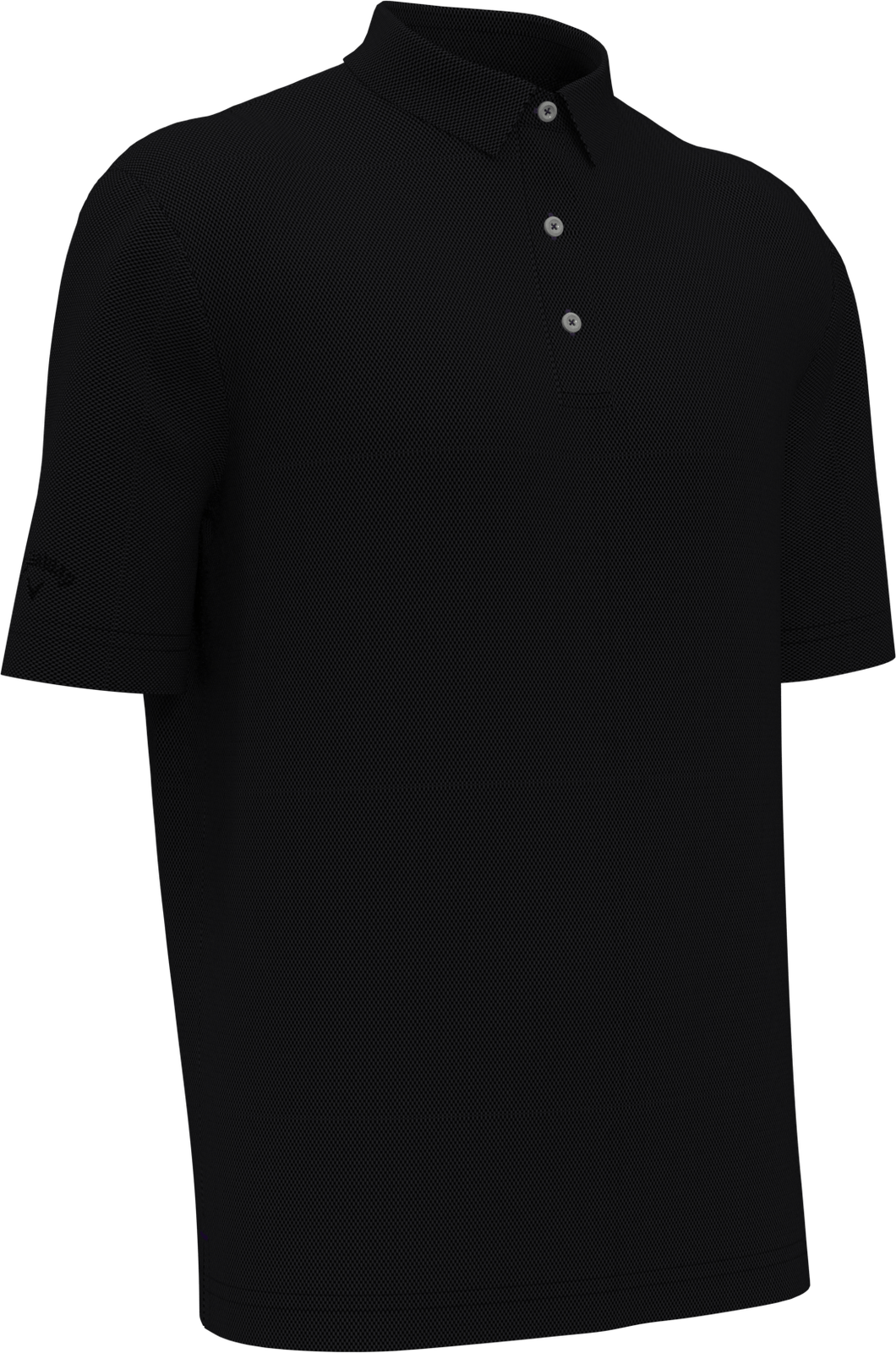 Callaway Golf Cgm692 Men’s Cooling Birdseye Polo - Black