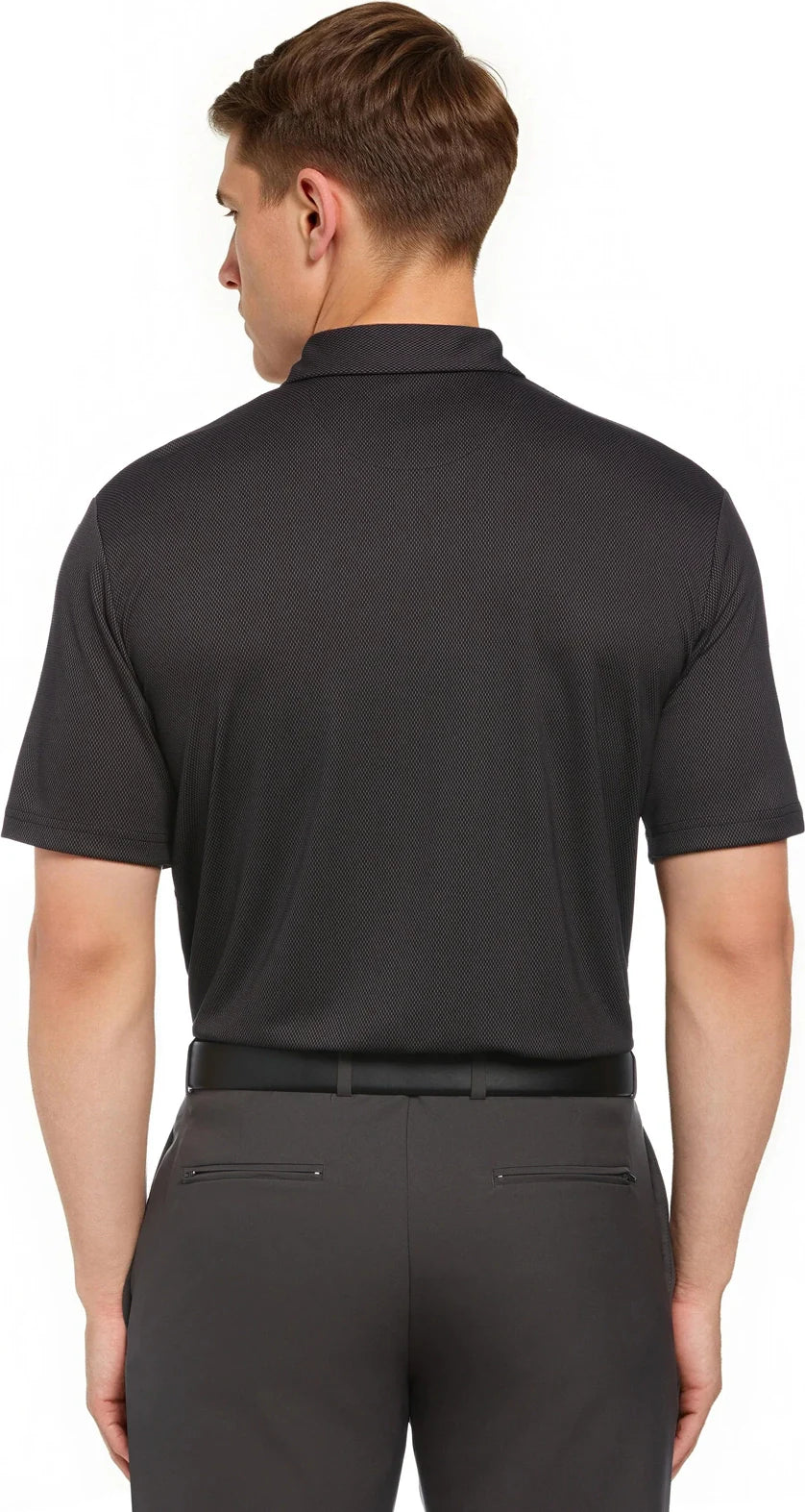 Callaway Golf Cgm692 Men’s Cooling Birdseye Polo - Black - Adult s