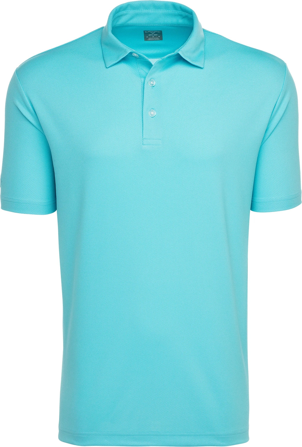 Callaway Golf Cgm692 Men’s Cooling Birdseye Polo - Blue Atoll