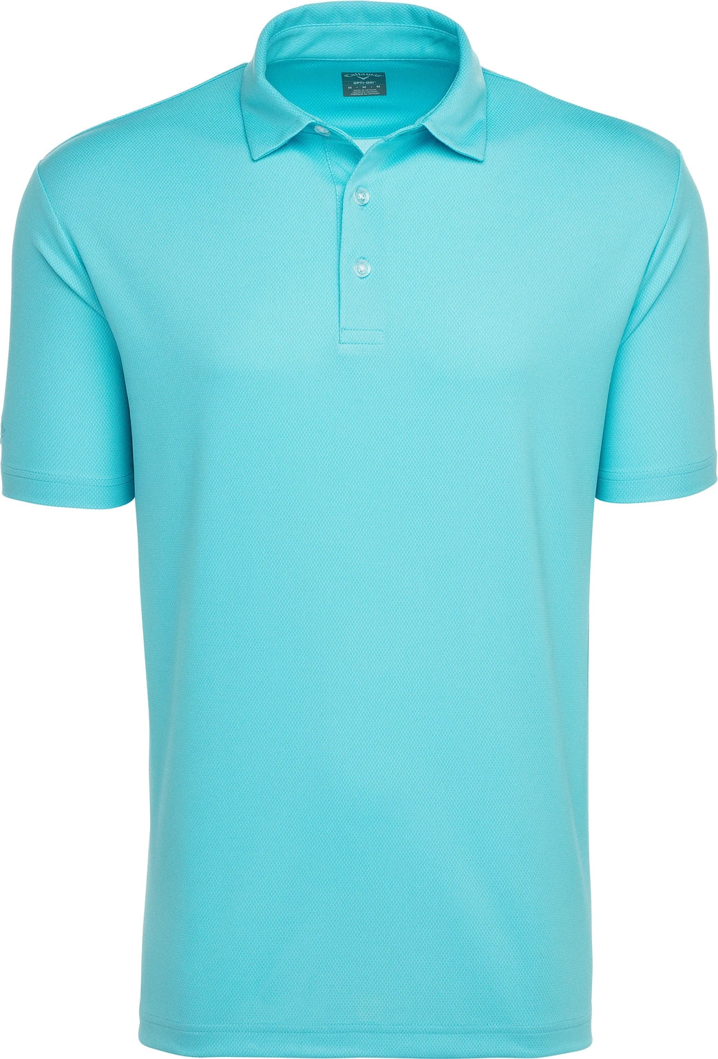 Callaway Golf Cgm692 Men’s Cooling Birdseye Polo - Blue Atoll