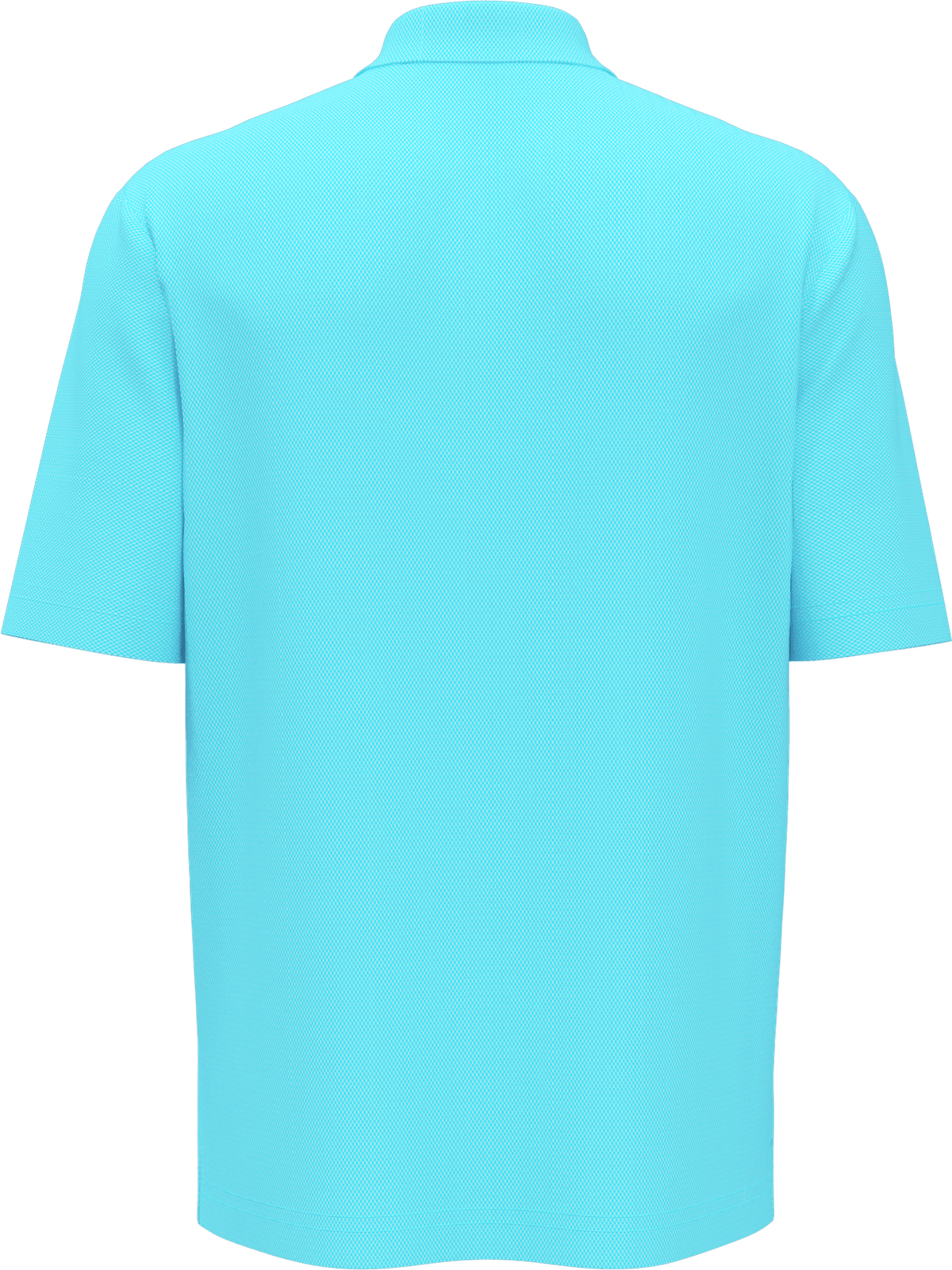 Callaway Golf Cgm692 Men’s Cooling Birdseye Polo - Blue Atoll