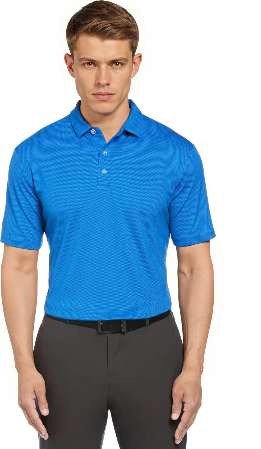 Callaway Golf Cgm692 Men’s Cooling Birdseye Polo - Magnetic Blue - Adult s