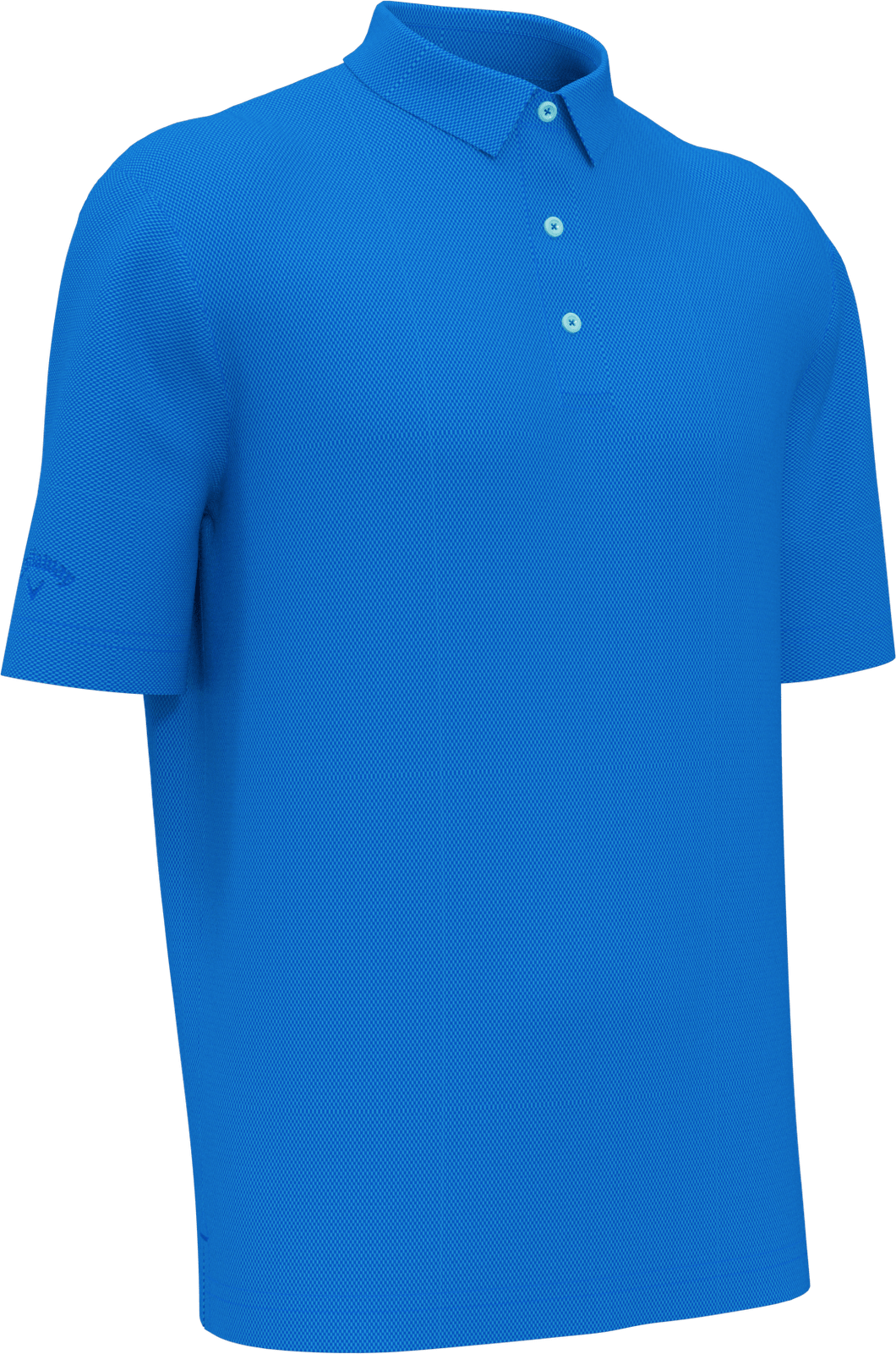 Callaway Golf Cgm692 Men’s Cooling Birdseye Polo - Magnetic Blue