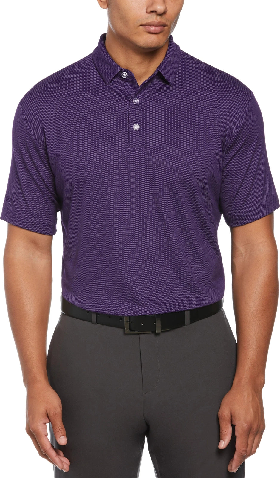 Callaway Golf Cgm692 Men’s Cooling Birdseye Polo - Parachute Purple