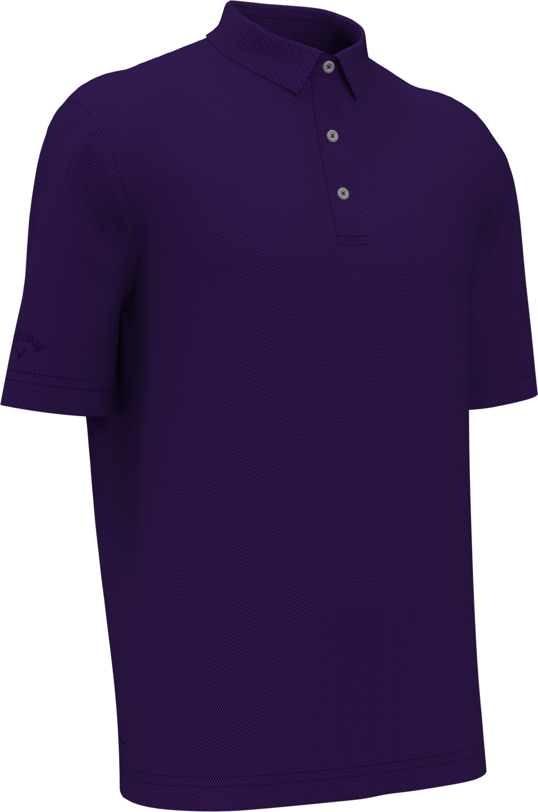 Callaway Golf Cgm692 Men’s Cooling Birdseye Polo - Parachute Purple