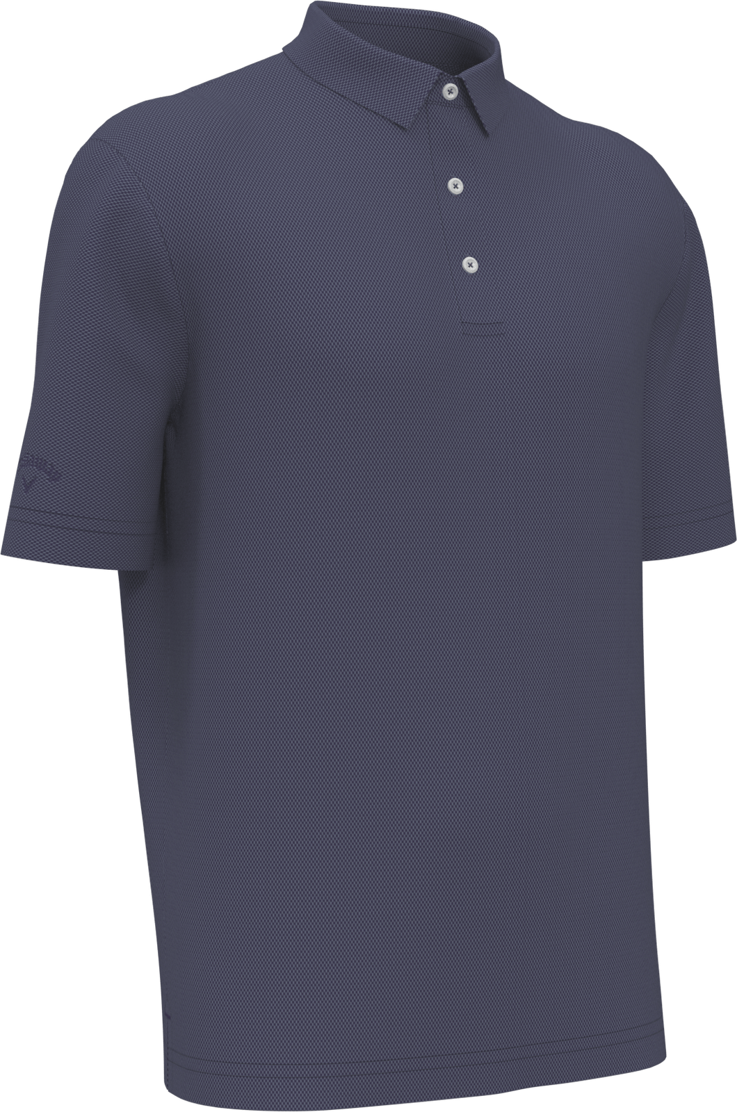 Callaway Golf Cgm692 Men’s Cooling Birdseye Polo - Peacoat