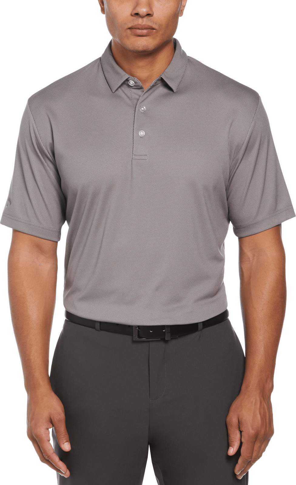 Callaway Golf Cgm692 Men’s Cooling Birdseye Polo - Quiet Shade