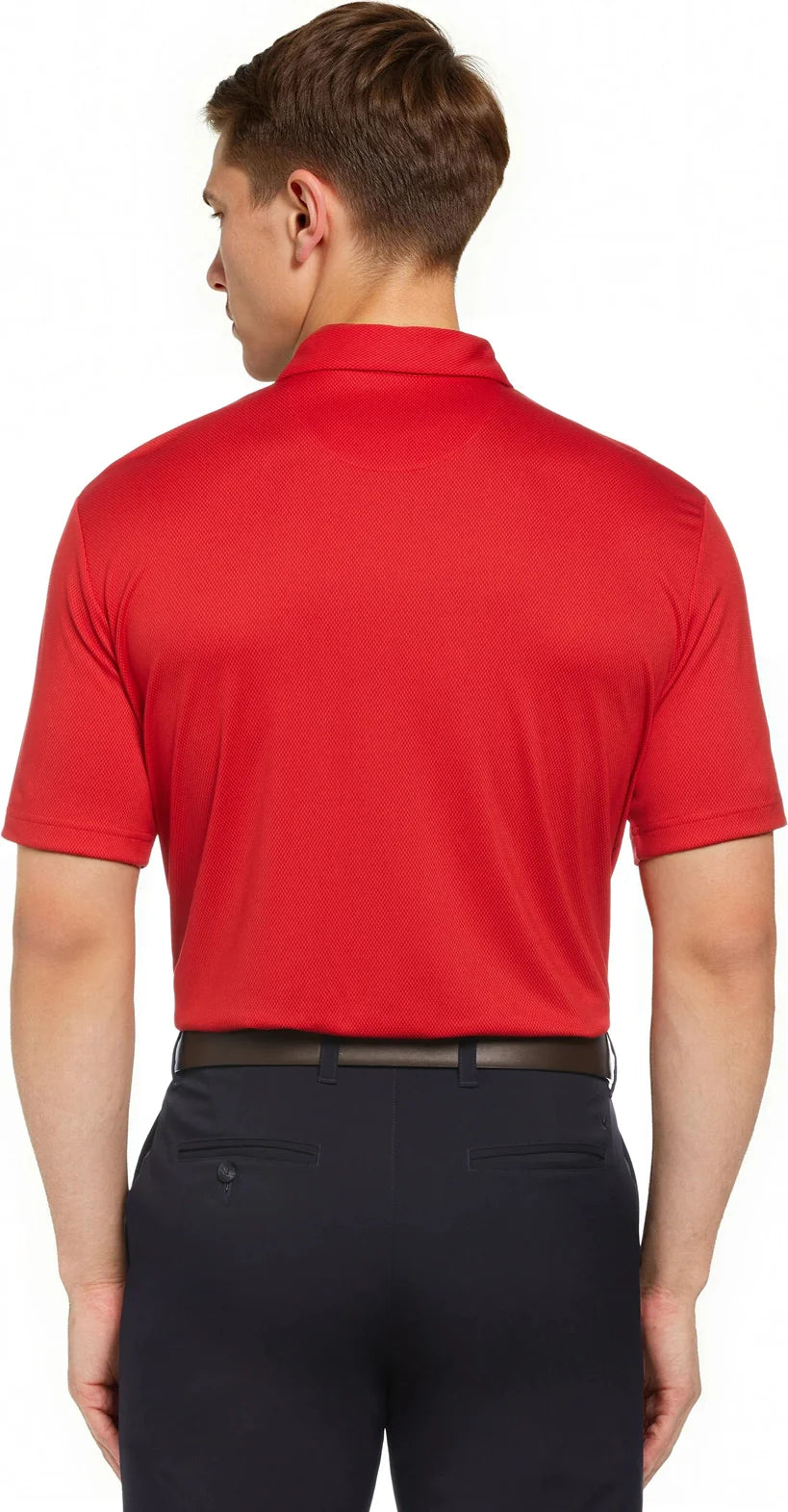 Callaway Golf Cgm692 Men’s Cooling Birdseye Polo - Salsa - Adult s