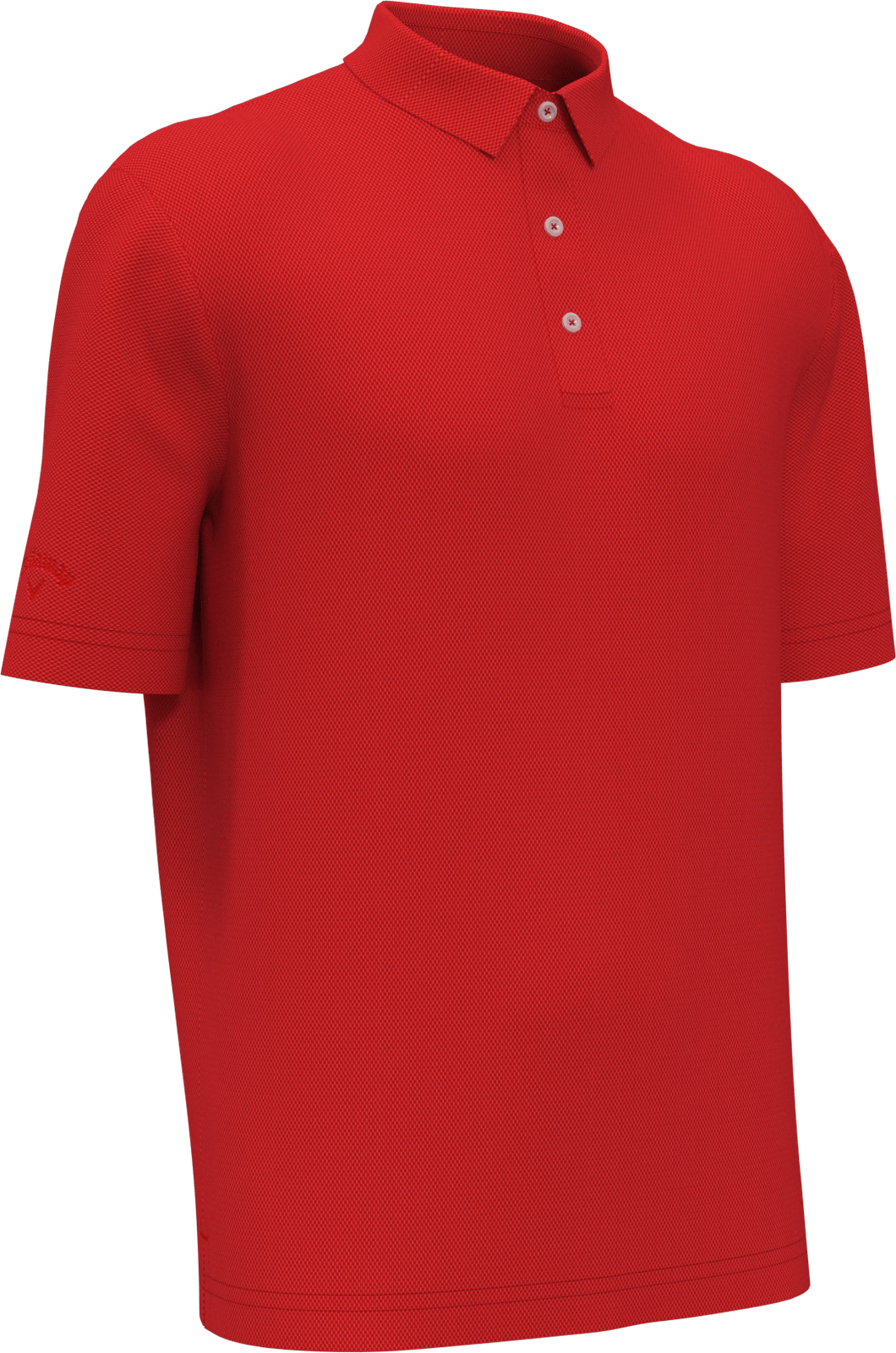 Callaway Golf Cgm692 Men’s Cooling Birdseye Polo - Salsa