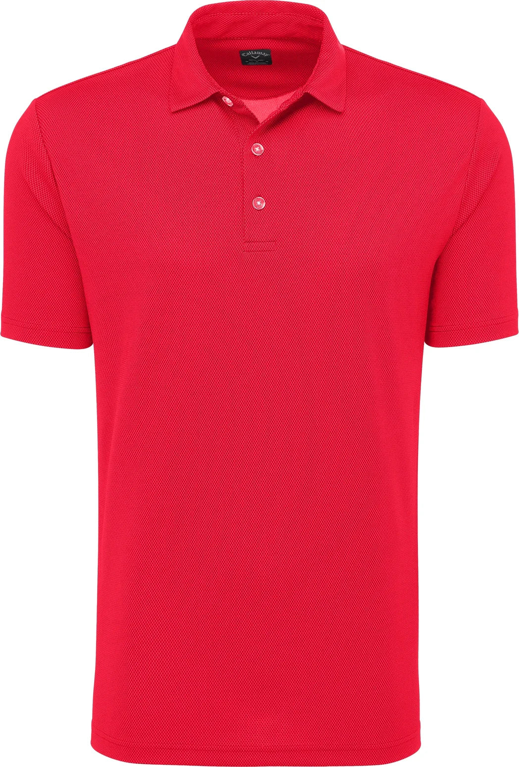 Callaway Golf Cgm692 Men’s Cooling Birdseye Polo - Salsa