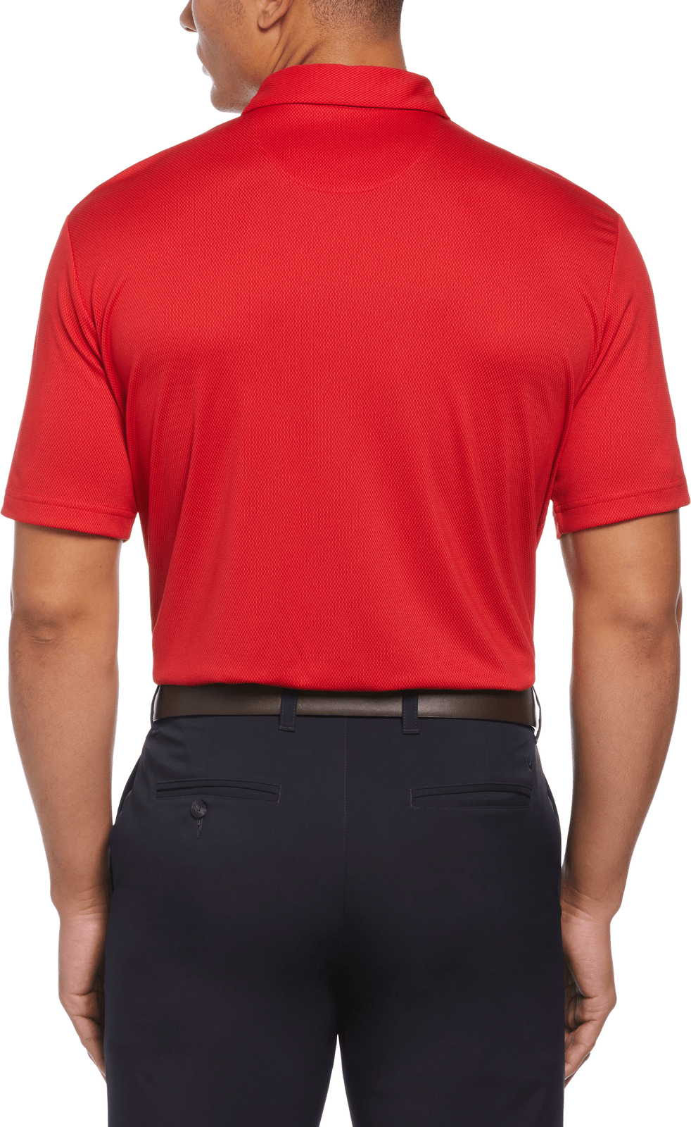 Callaway Golf Cgm692 Men’s Cooling Birdseye Polo - Salsa