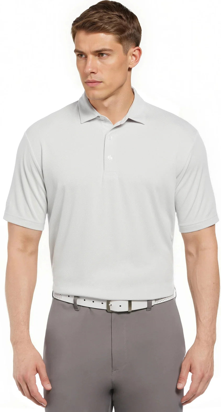 Callaway Golf Cgm692 Men’s Cooling Birdseye Polo - White - Adult s