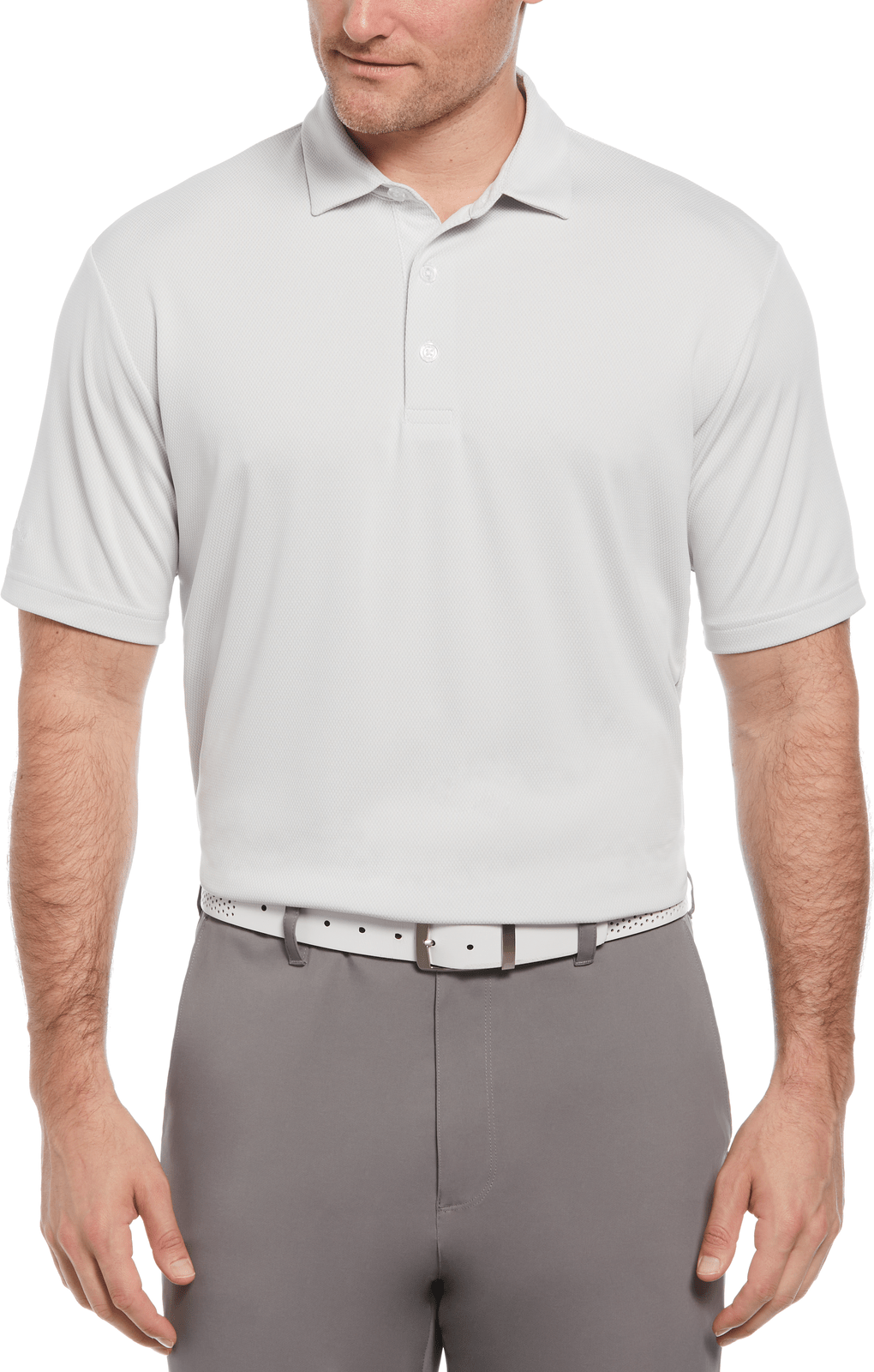 Callaway Golf Cgm692 Men’s Cooling Birdseye Polo - White