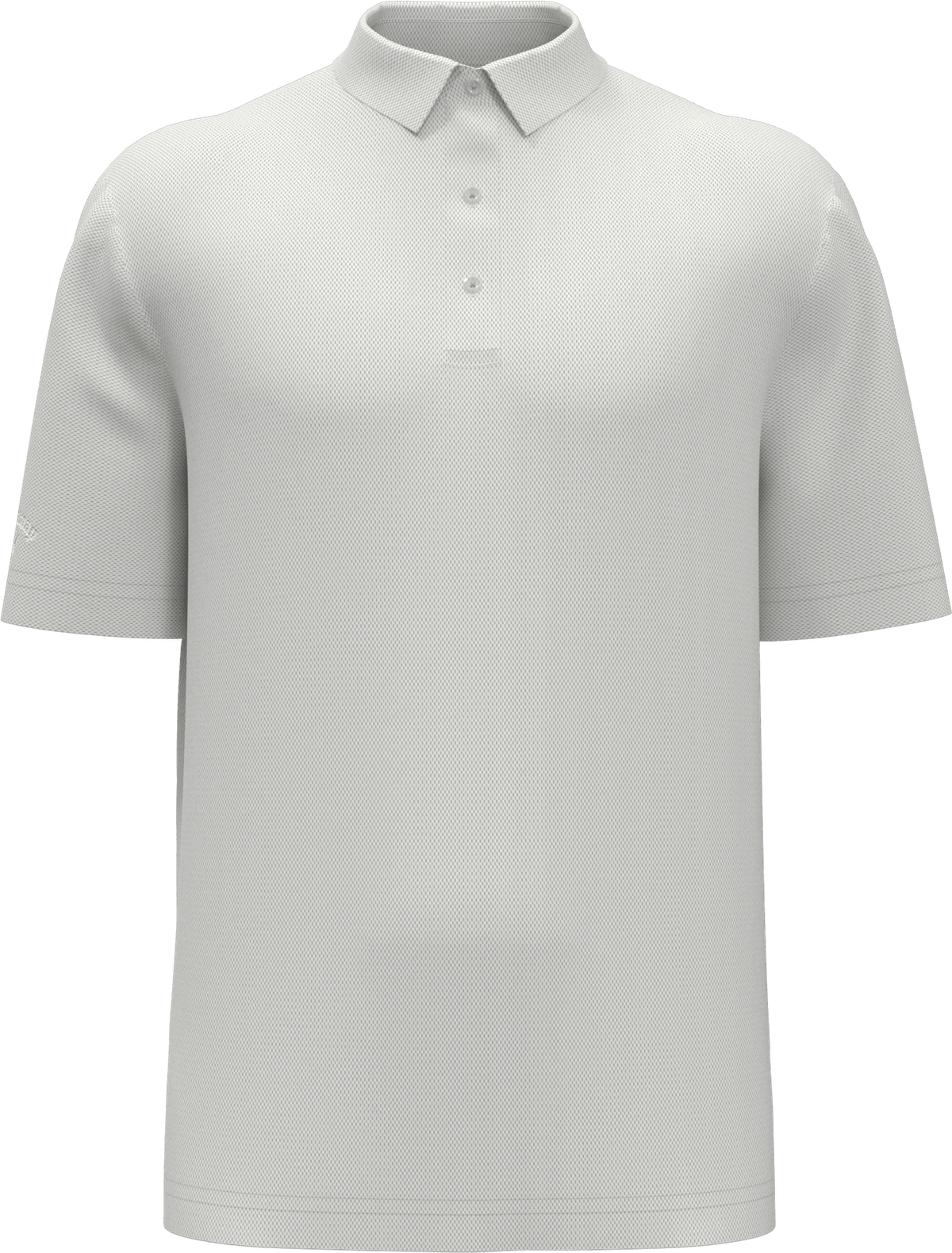 Callaway Golf Cgm692 Men’s Cooling Birdseye Polo - White